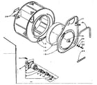 Kenmore 1105809851 cylinder and hub diagram