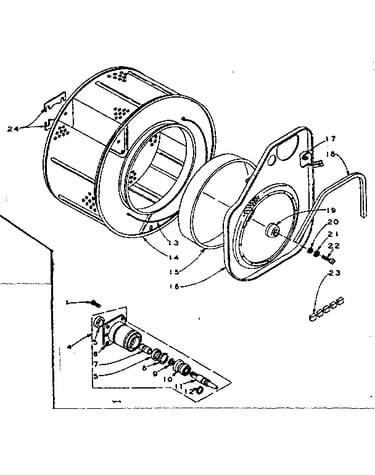 Cylinder and hub