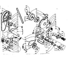 Kenmore 1105809851 machine drive diagram