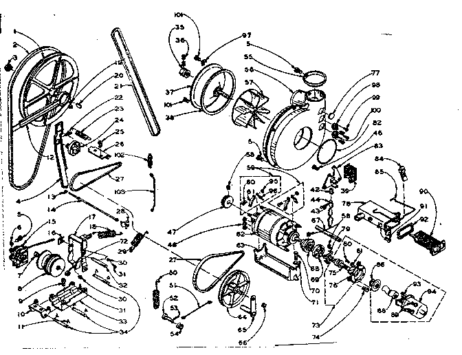 Machine drive