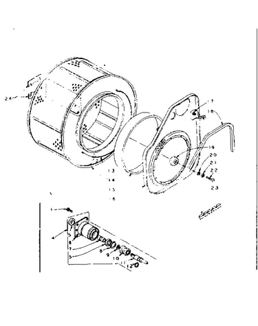 Cylinder and hub