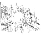 Kenmore 1105809802 machine drive diagram