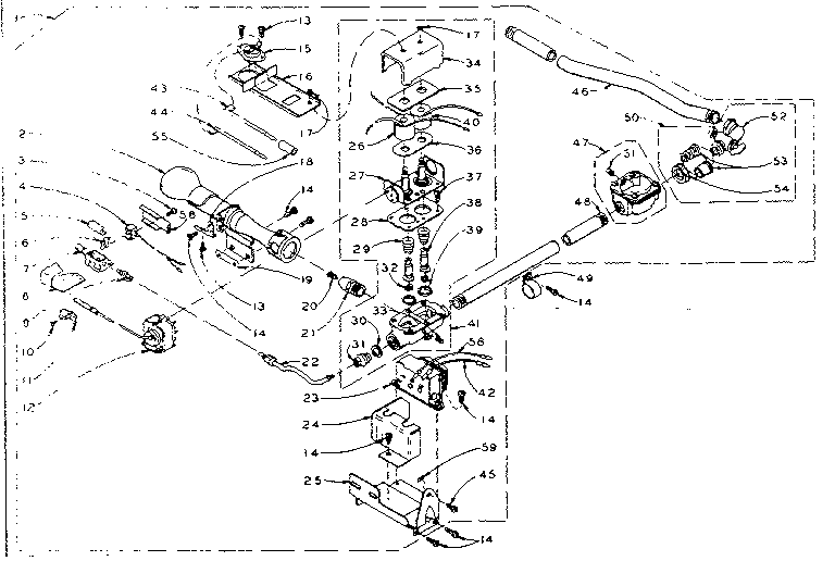 White rodgers burner assembly