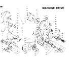 Kenmore 1105809853 machine drive diagram
