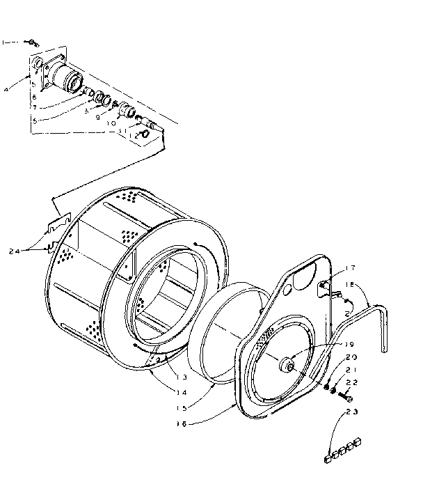 Cylinder and hub