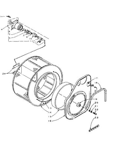 Cylinder and hub