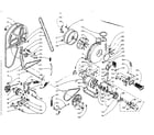 Kenmore 1105809804 machine drive diagram