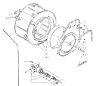 Kenmore 1105809805 cylinder and hub diagram