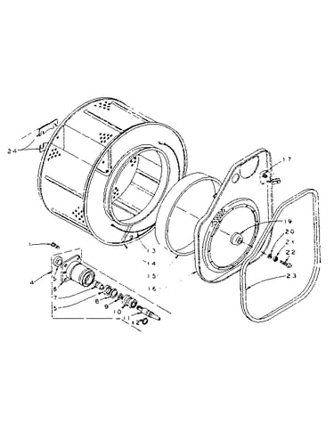 Cylinder and hub