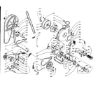 Kenmore 1105809950 machine drive diagram