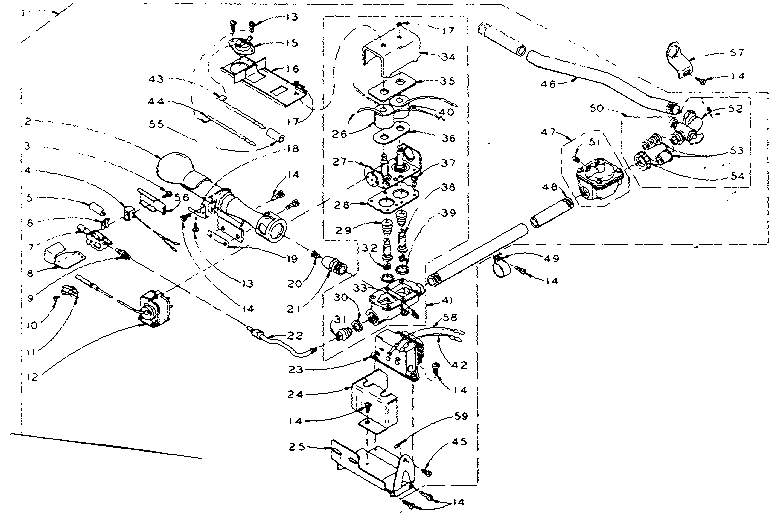 White rodgers burner assembly