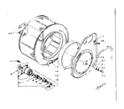 Kenmore 1105809951 cylinder and hub diagram