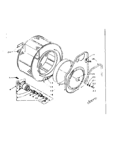 Cylinder and hub