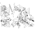 Kenmore 1105809951 machine drive diagram