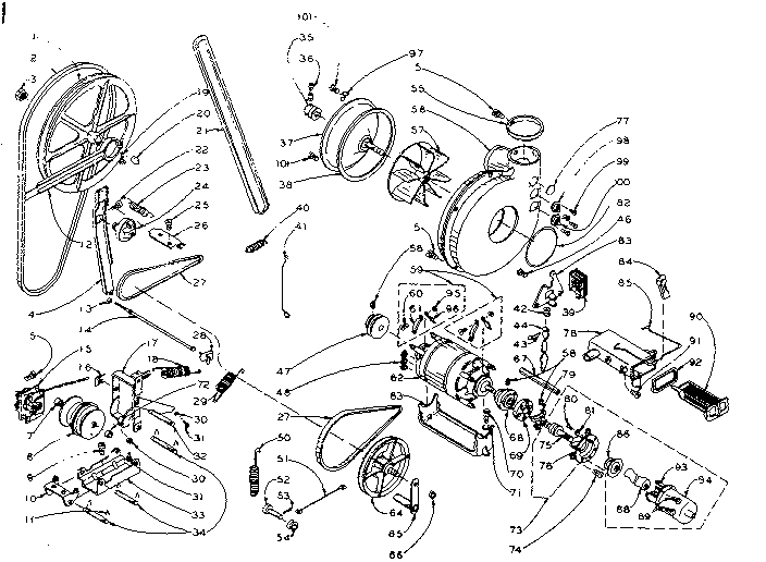 Machine drive