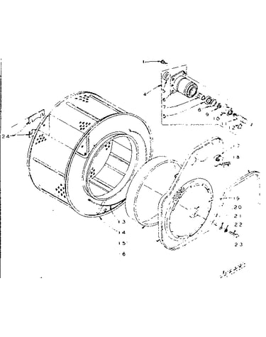 Cylinder and hub
