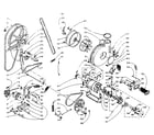 Kenmore 1105809952 machine drive diagram