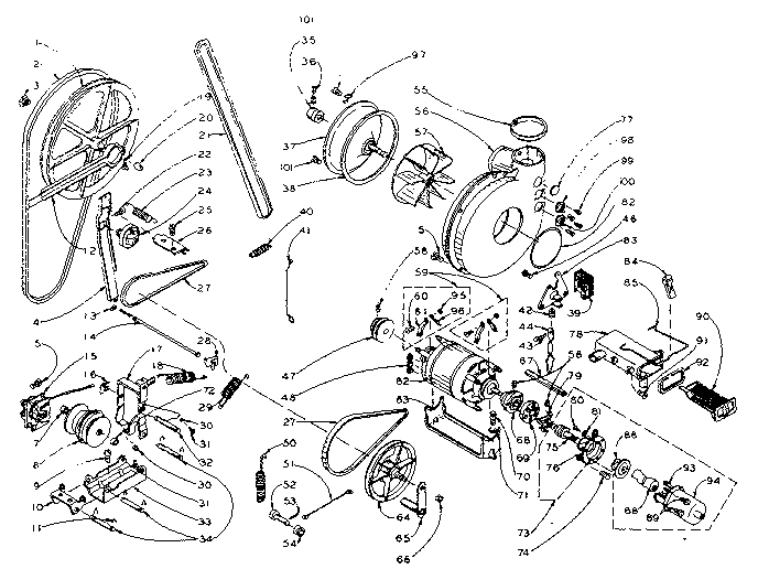 Machine drive