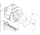 Kenmore 1105809953 cylinder and hub diagram