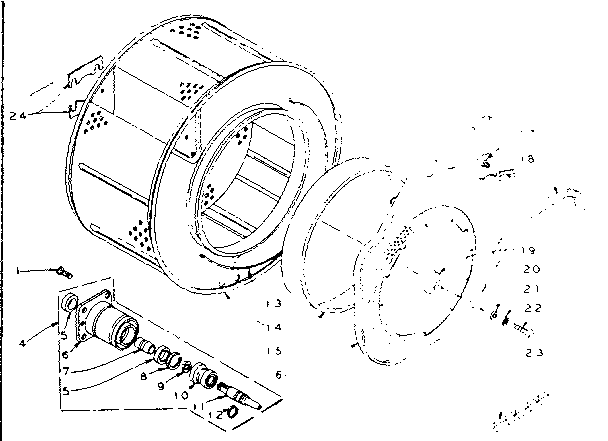 Cylinder and hub
