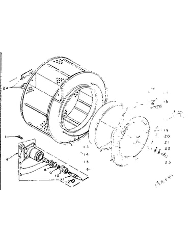 Cylinder and hub