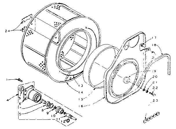 Cylinder and hub