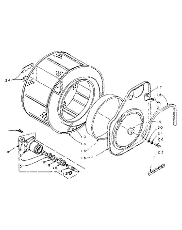 Cylinder and hub