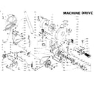 Kenmore 1105810102 machine drive diagram