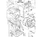 Kenmore 1105810102 base and tank diagram