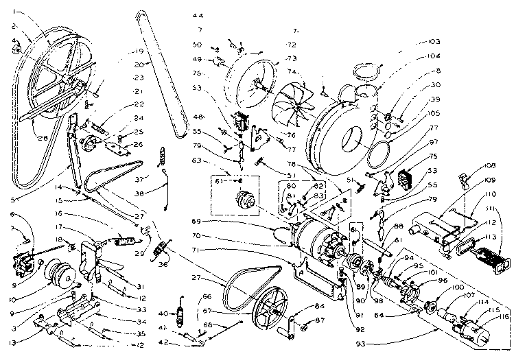 Machine drive