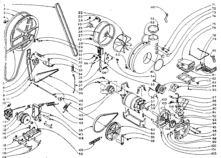 Machine drive