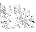 Kenmore 1105810500 machine drive diagram