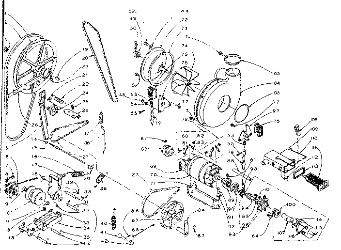 Machine drive