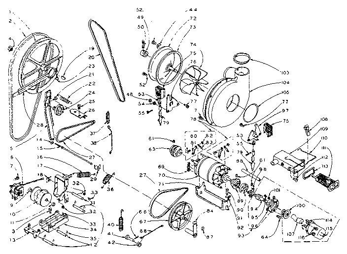 Machine drive