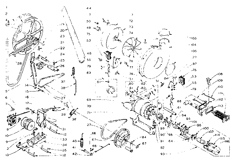 Machine drive
