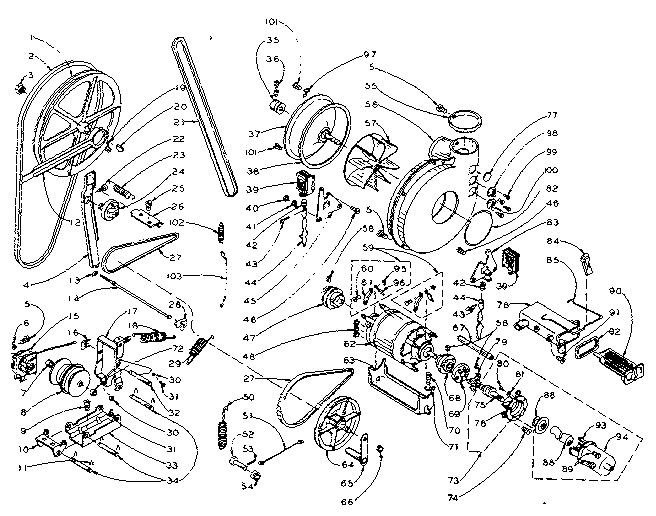 Machine drive
