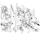 Kenmore 1105810851 machine drive diagram
