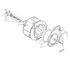 Kenmore 1105810851 cylinder and hub diagram