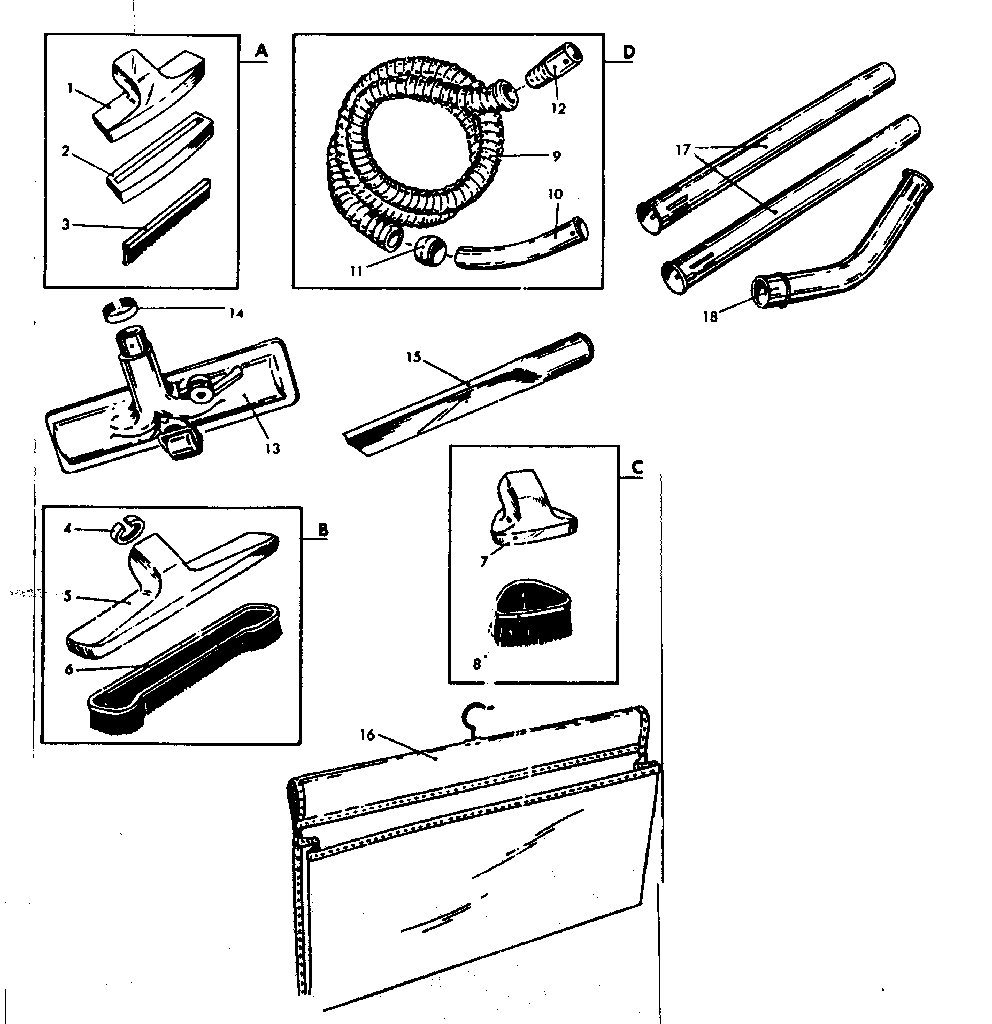 Attachment parts