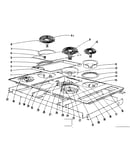 Cook top section