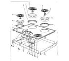 Kenmore 10143520 cooktop diagram