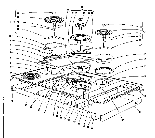 COOK TOP SECTION