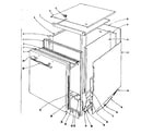 Kenmore 10144020 body assembly section diagram