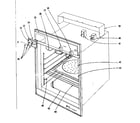 Kenmore 10144020 oven assembly section diagram