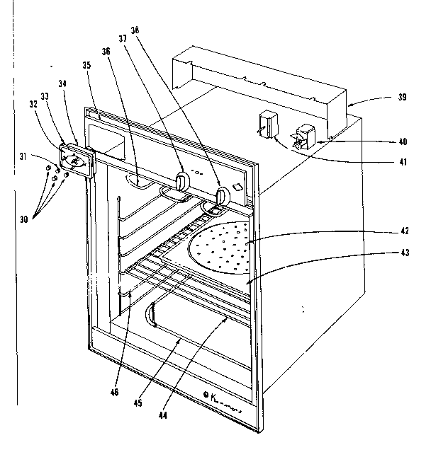 Oven assembly section