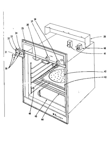 Oven assembly section