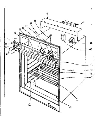 Oven assembly section