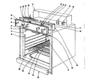 Kenmore 10144320 oven assembly section diagram