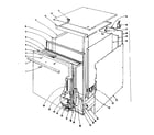 Kenmore 10144510 body assembly section diagram