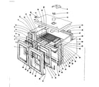 Kenmore 10145425 oven assembly section diagram
